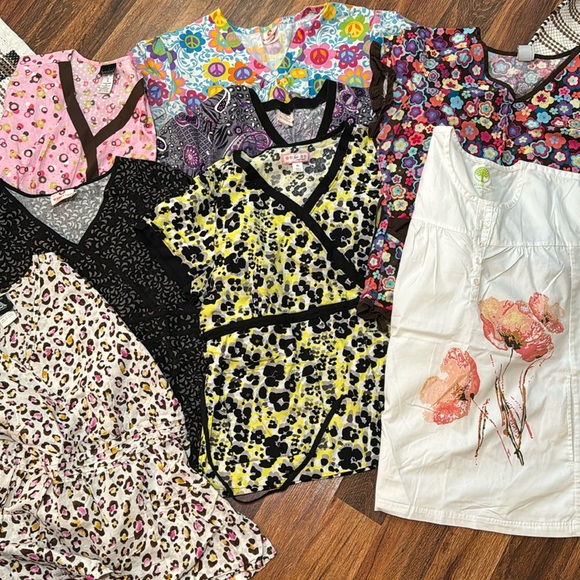 Scrub top bundle! - Picture 1 of 7